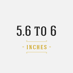 5.6 To 6 inches