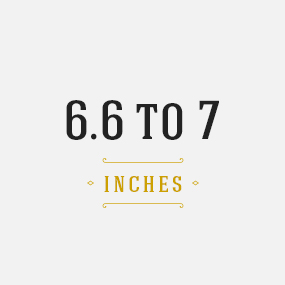 6.6 To 7 Inches