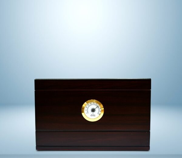 Glass Top Humidor with Tray and Drawer