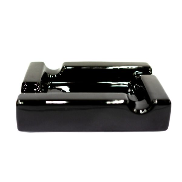 Black Ceramic Ashtray