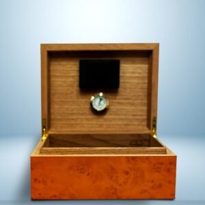 Burl Wood Veneer Humidor
