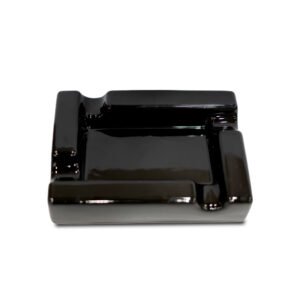 Black Ceramic Ashtray